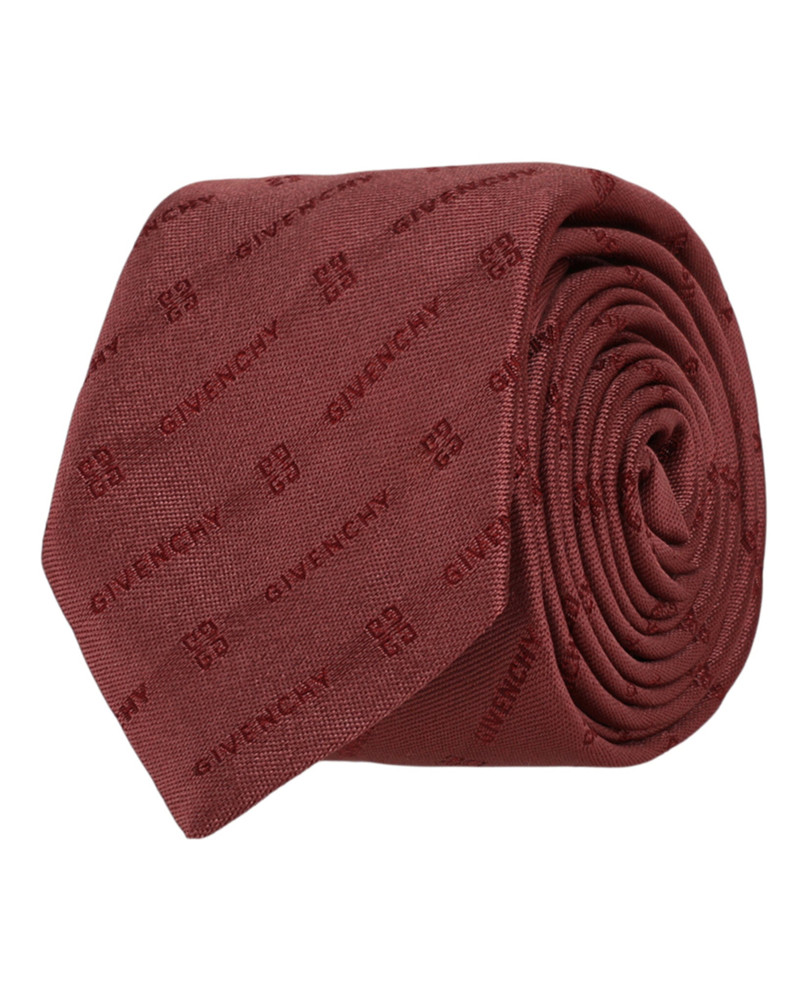 Givenchy Mens Diagonal Logo Silk Tie