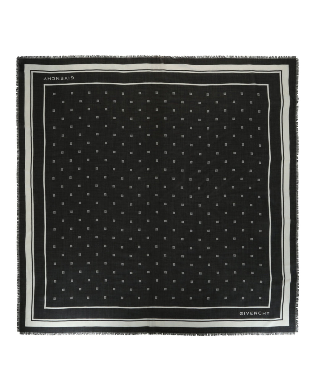 Givenchy Womens 4G Shawl In Cashmere and Silk