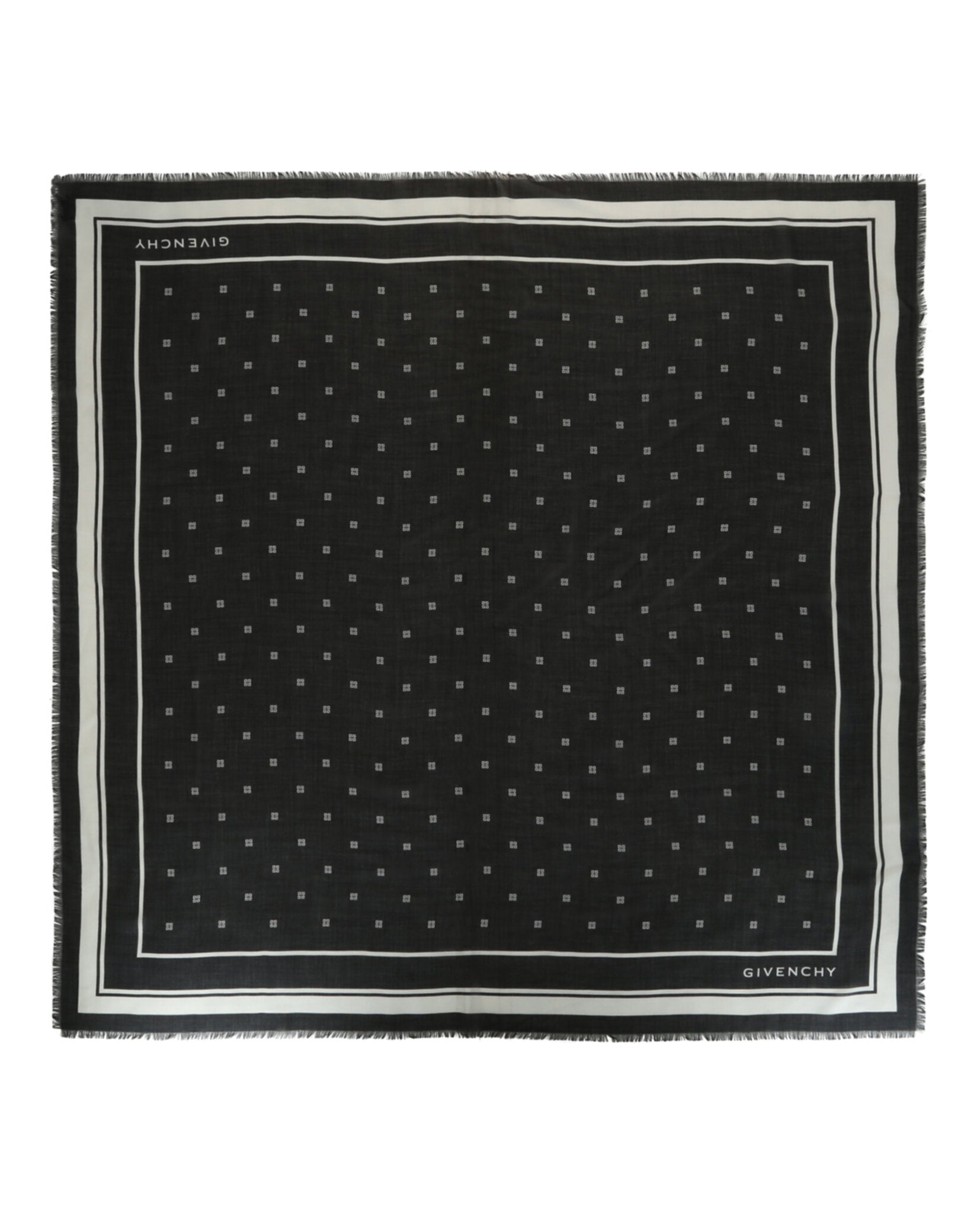 Givenchy Womens 4G Shawl In Cashmere and Silk