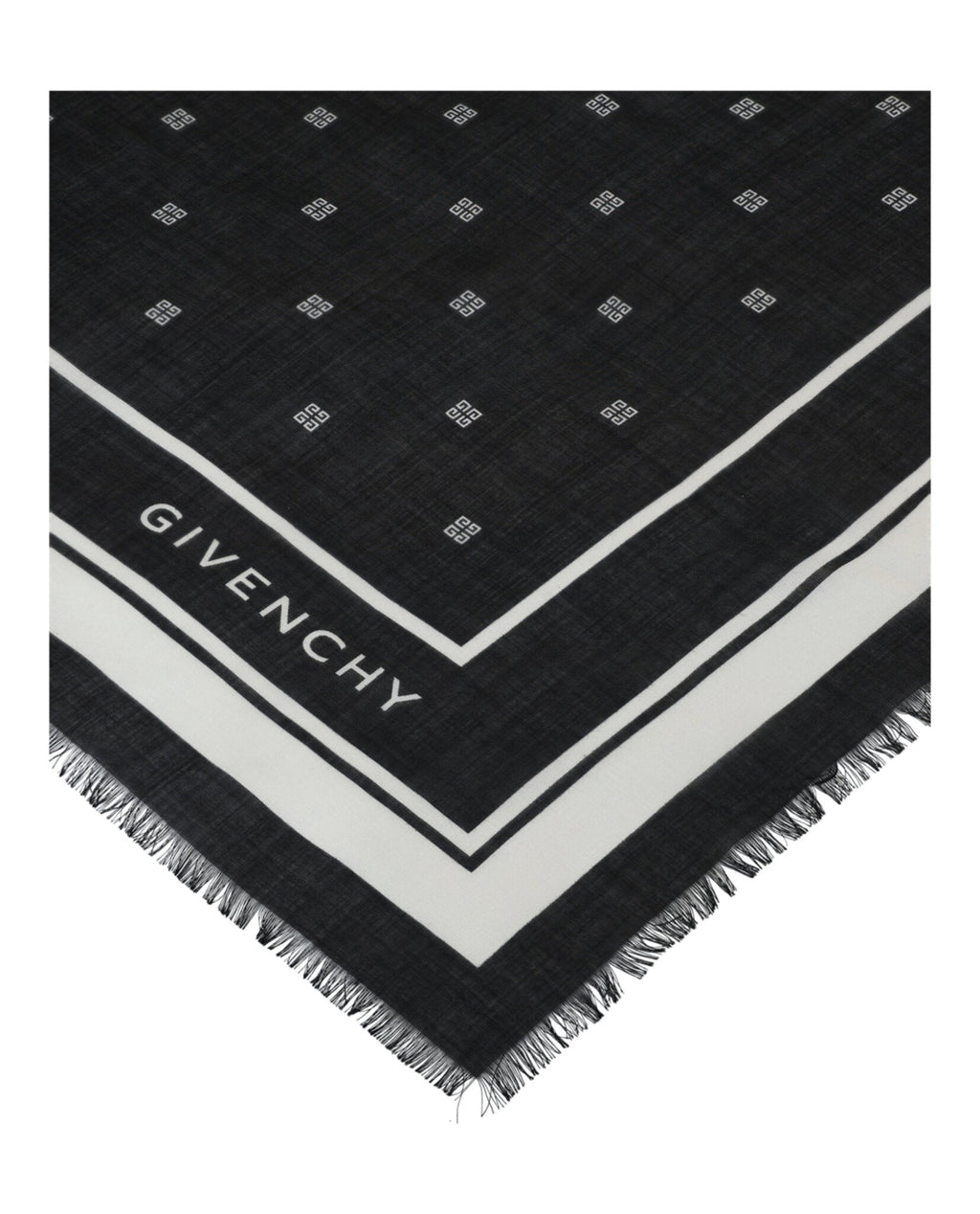 Givenchy Womens 4G Shawl In Cashmere and Silk