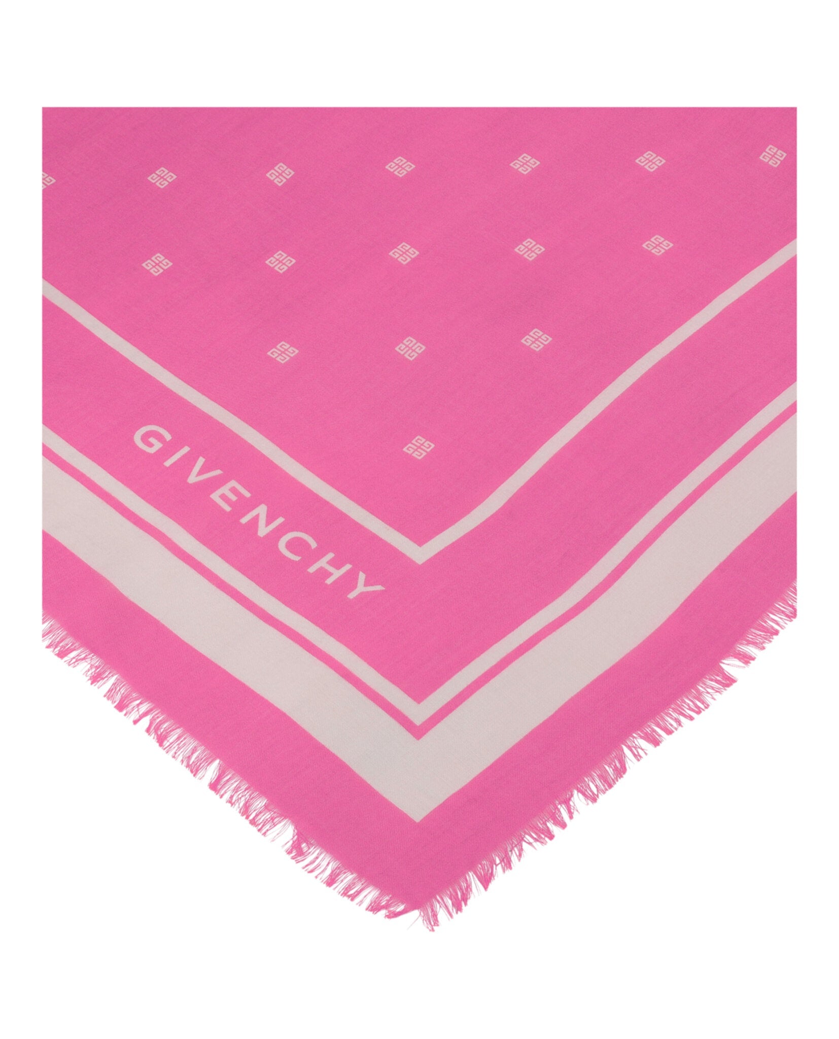 Givenchy Womens 4G Shawl In Cashmere and Silk