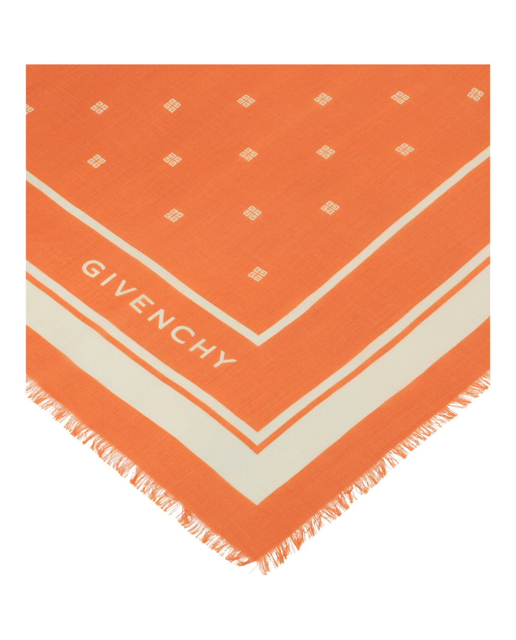 Givenchy Womens 4G Shawl In Cashmere and Silk