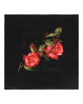 Givenchy Womens 4G Flower Silk Scarf
