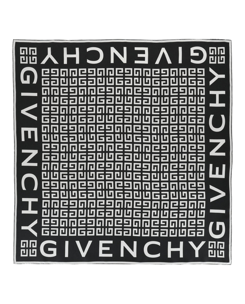 Givenchy Womens 4G Print Silk Scarf