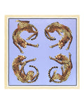 Givenchy Womens Cheetah Print Silk Scarf