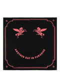 Givenchy Mens Unicorn Embroidery Silk Scarf
