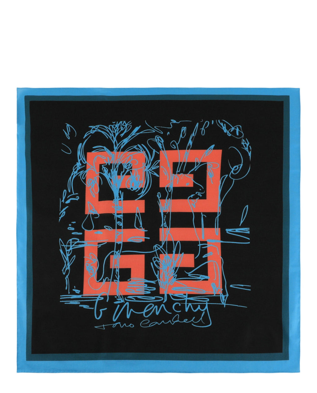 Givenchy Mens  x Tomo Campbell 4G Monogram Scarf