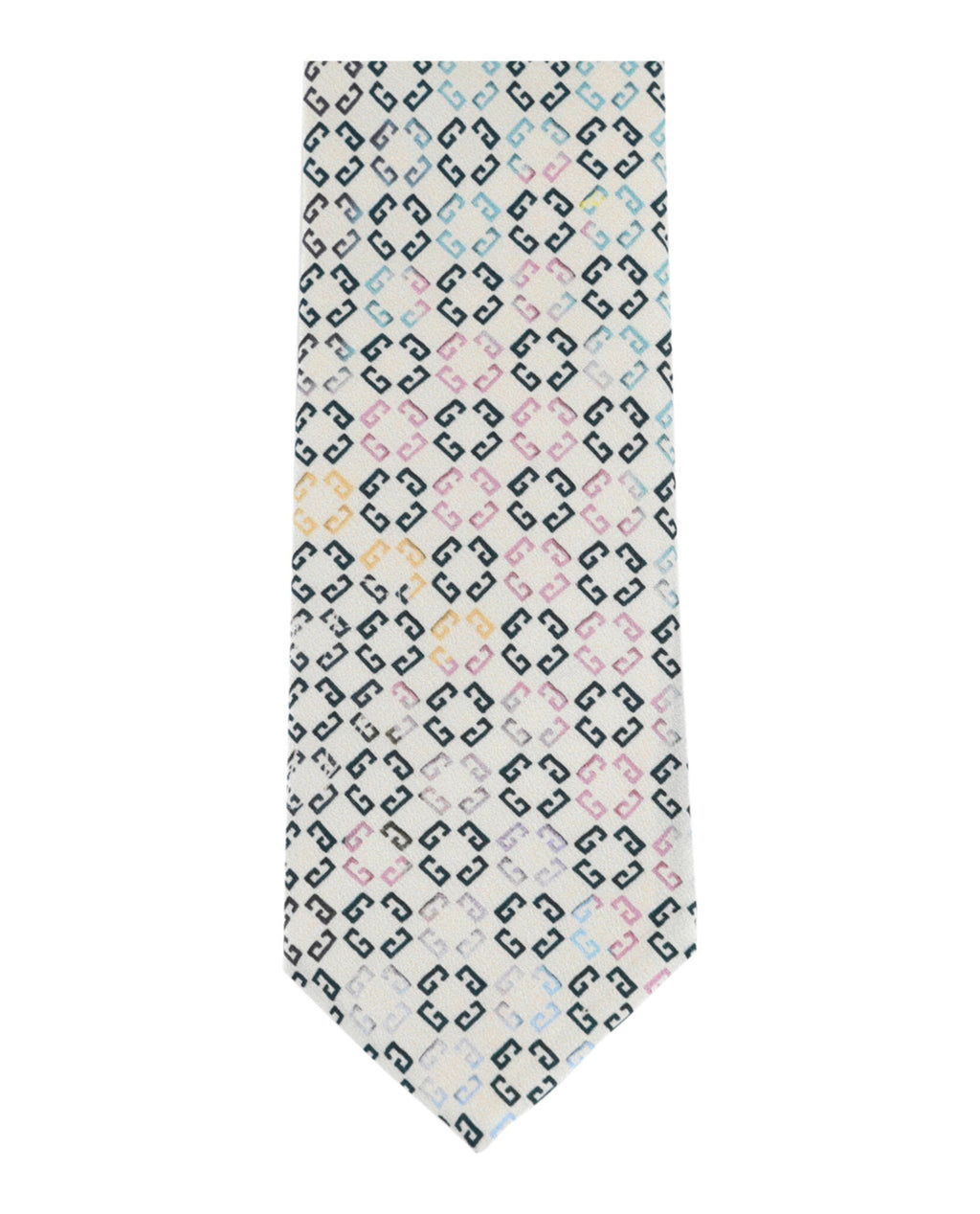 Givenchy Mens 4G Monogram Silk Tie