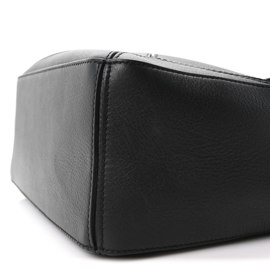 Calfskin Small Puzzle Bag Black
