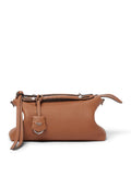 Fendi Women Caramel Leather Medium By The Way Reversible Handbag