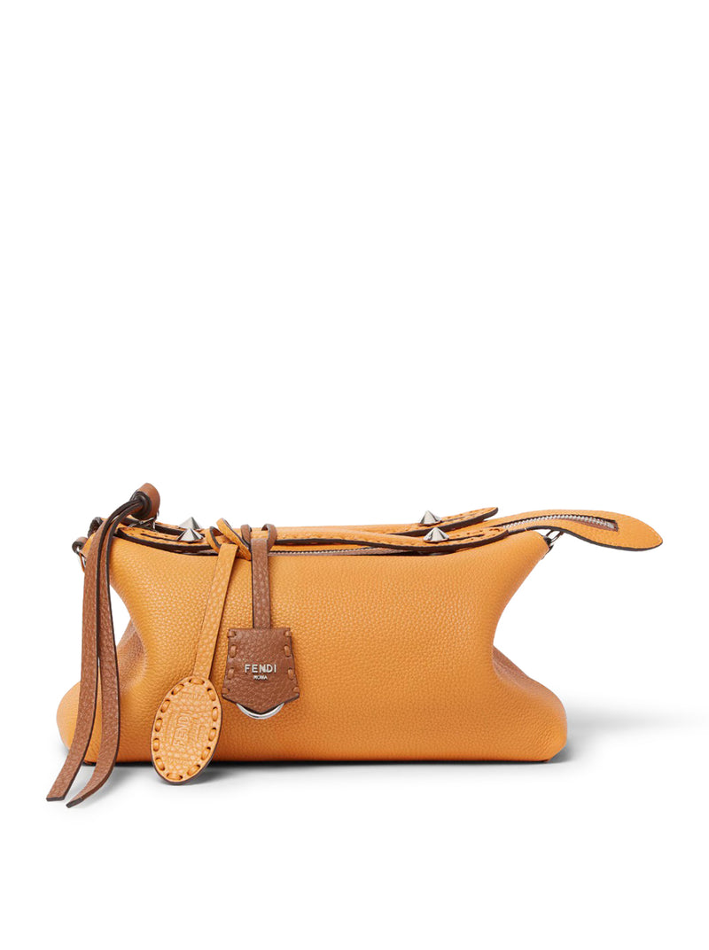 Fendi Women Caramel Leather Medium By The Way Reversible Handbag