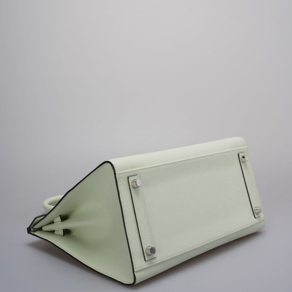 Part 2 Hermes Birkin Sellier 30 Bag In Vert Fizz Epsom Leather With Palladium Hardware from 2023