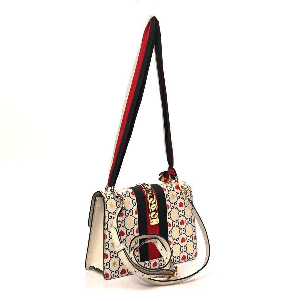 Calfskin Valentine's Day Exclusive Small Sylvie Top Handle Bag Ivory