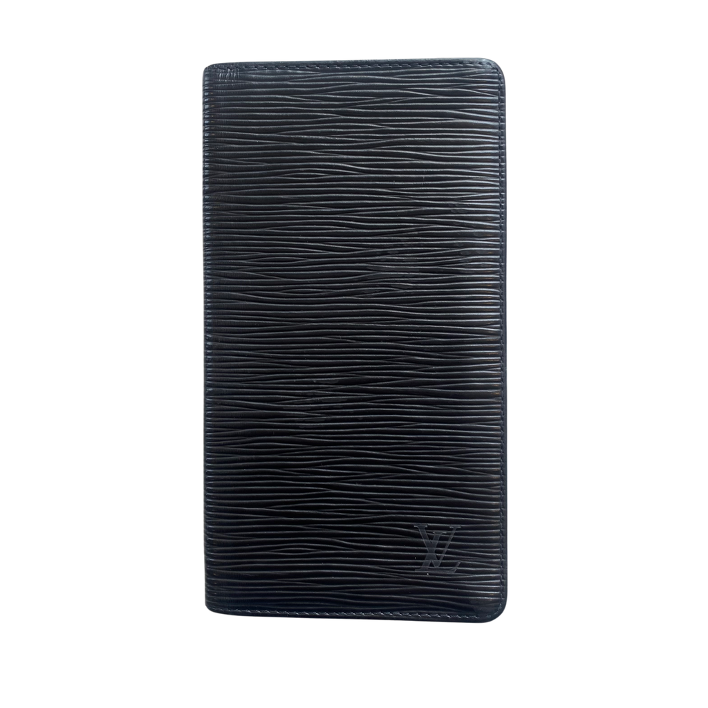 LOUIS VUITTON Epi Wallet Black