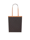 Celine Women Medium Flat Shopper In Triomphe Fabric