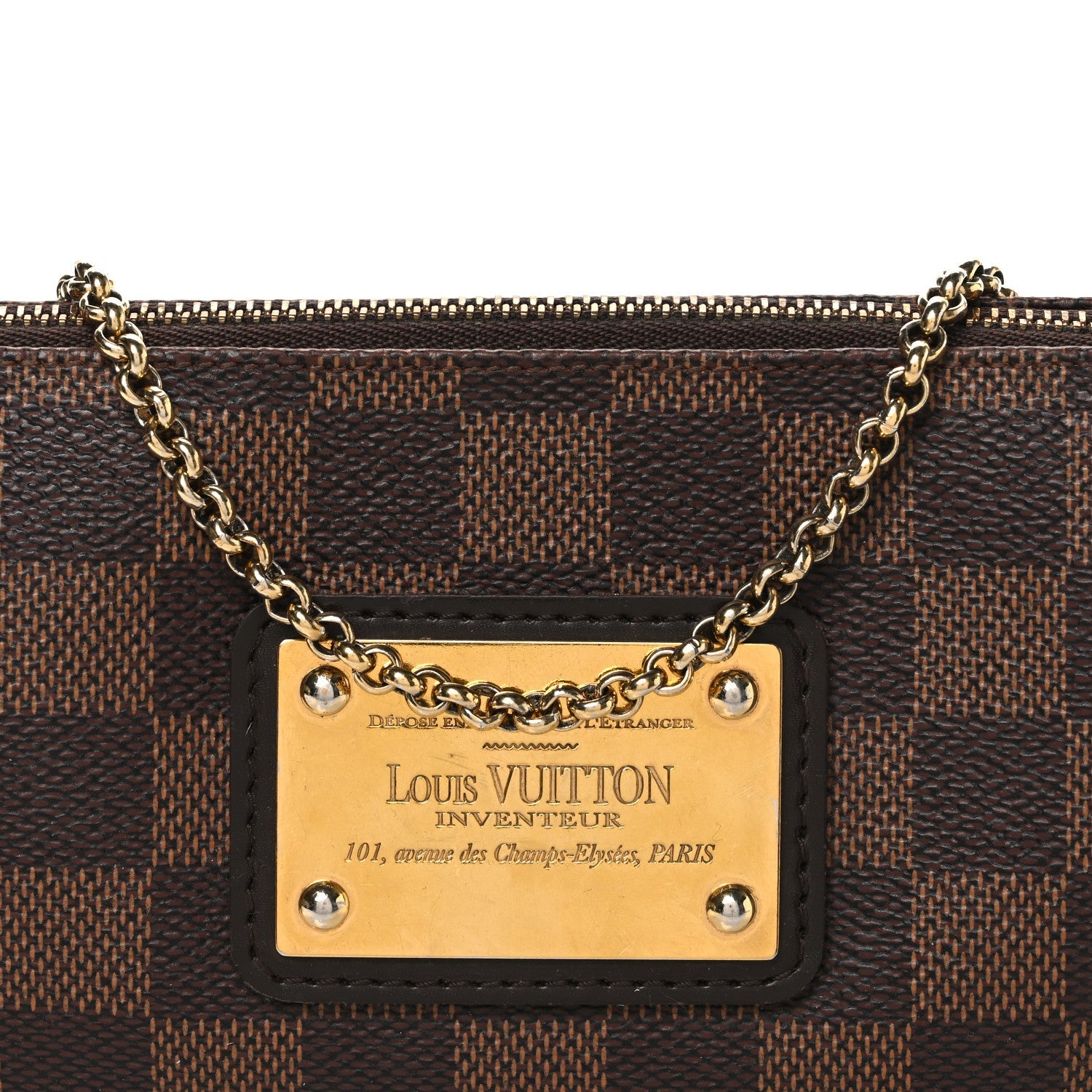 Damier Ebene Eva Clutch