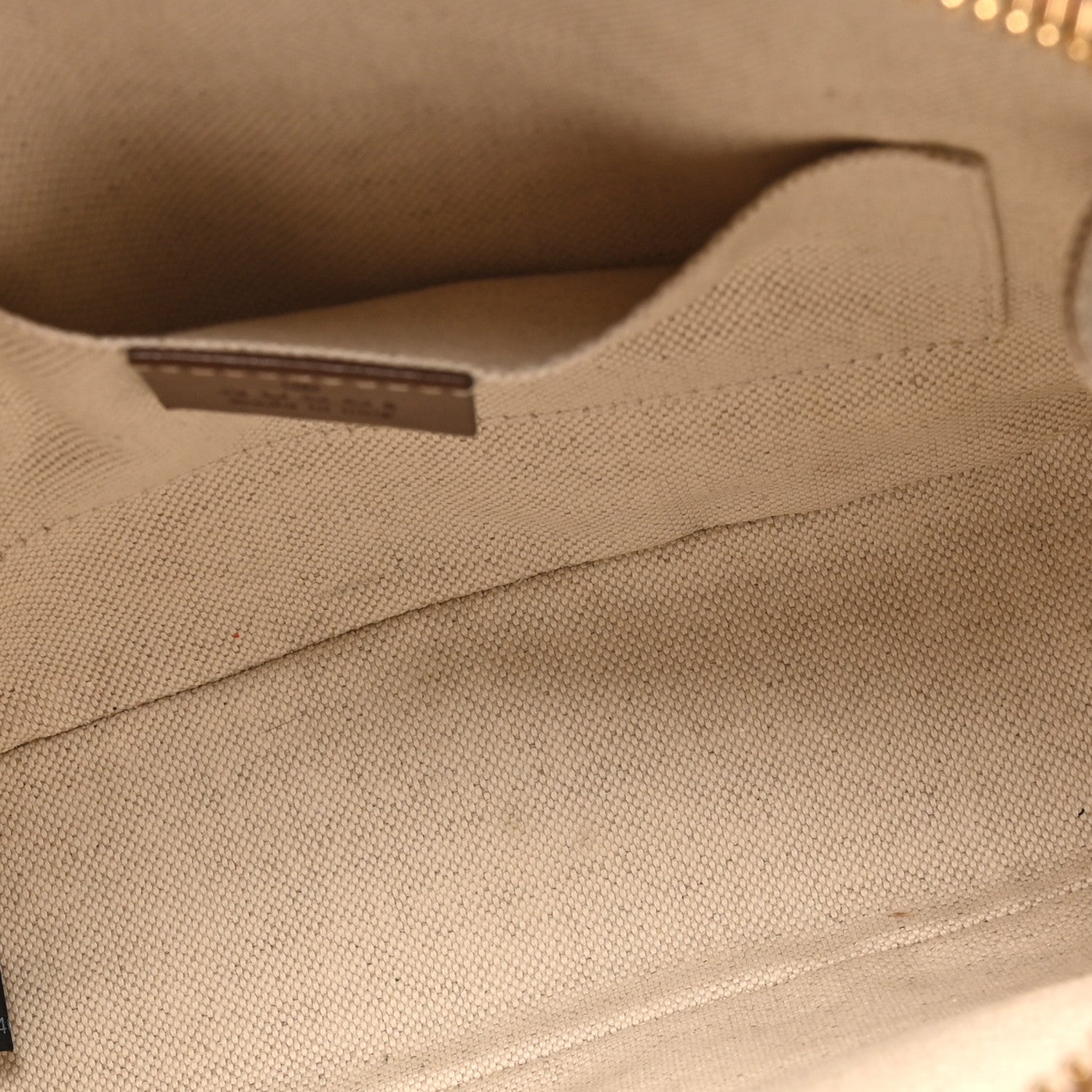 GG Supreme Monogram Azalea Calfskin Mini Horsebit 1955 Top Handle Bag Beige Ebony Brown Sugar