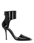 Alexander McQueen Womens Punk Patent Leather Heels