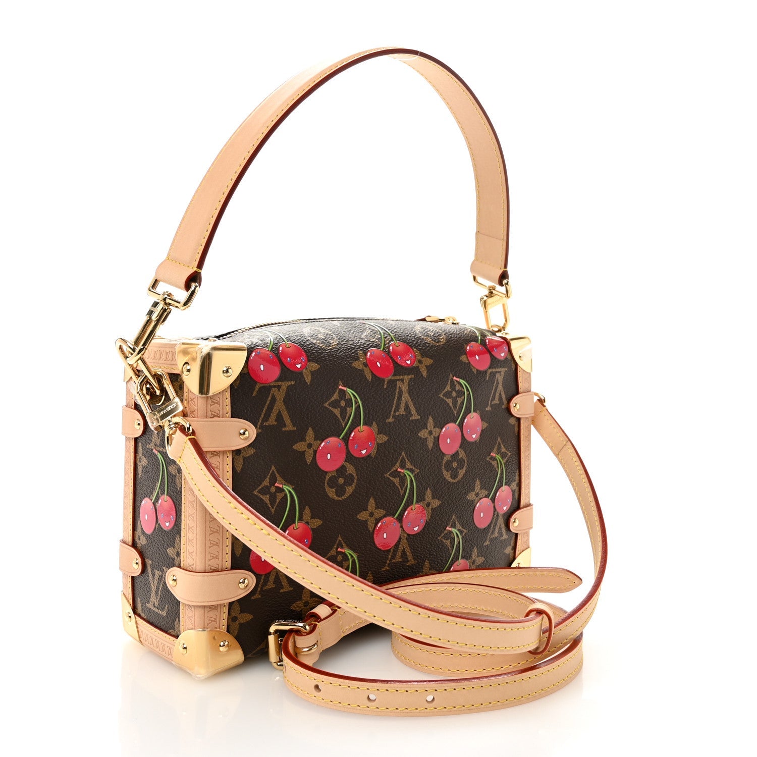 LV X TM Monogram Cerises Side Trunk MM
