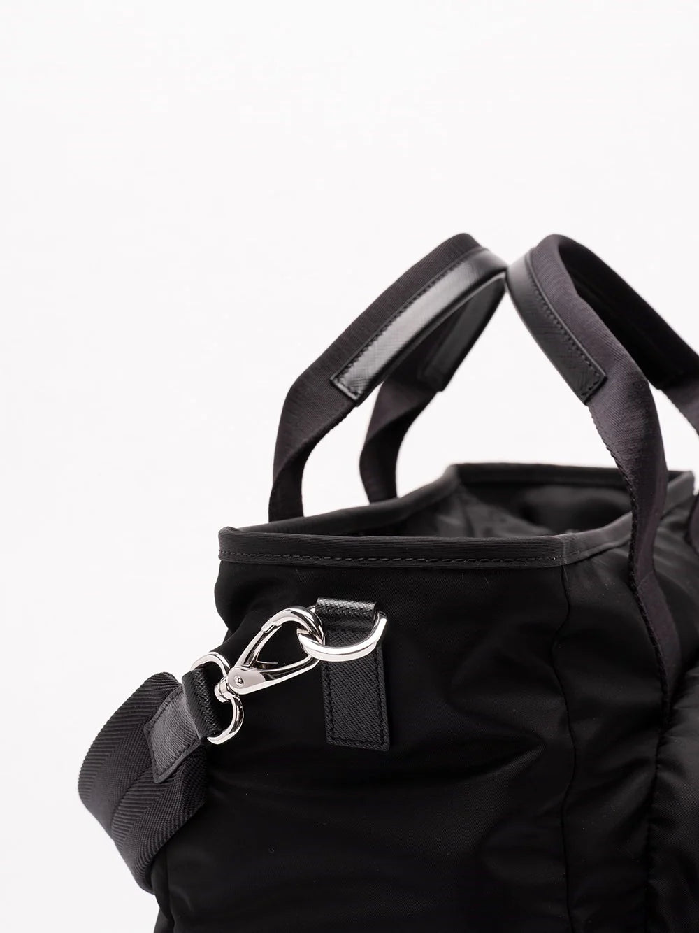 Prada Men Re-Nylon And Saffiano Leather Shoulder Bag