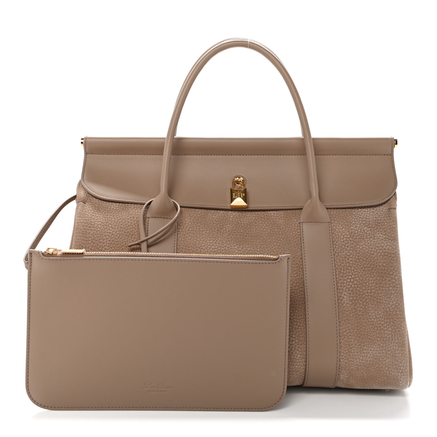 Grained Nubuck L32 Loom Bag Fossil