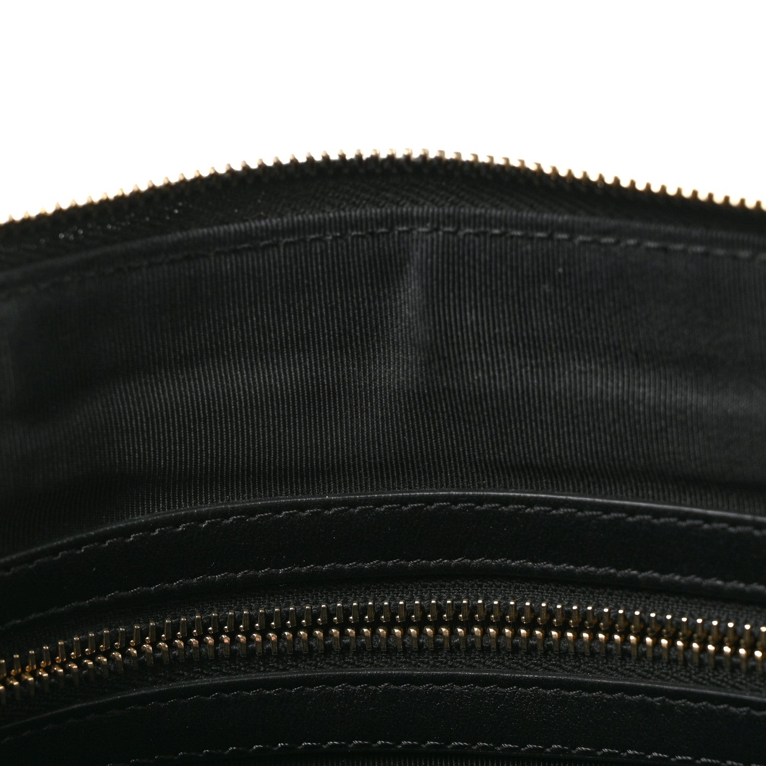 Caviar Quilted Medium Boy Cosmetic Case Black