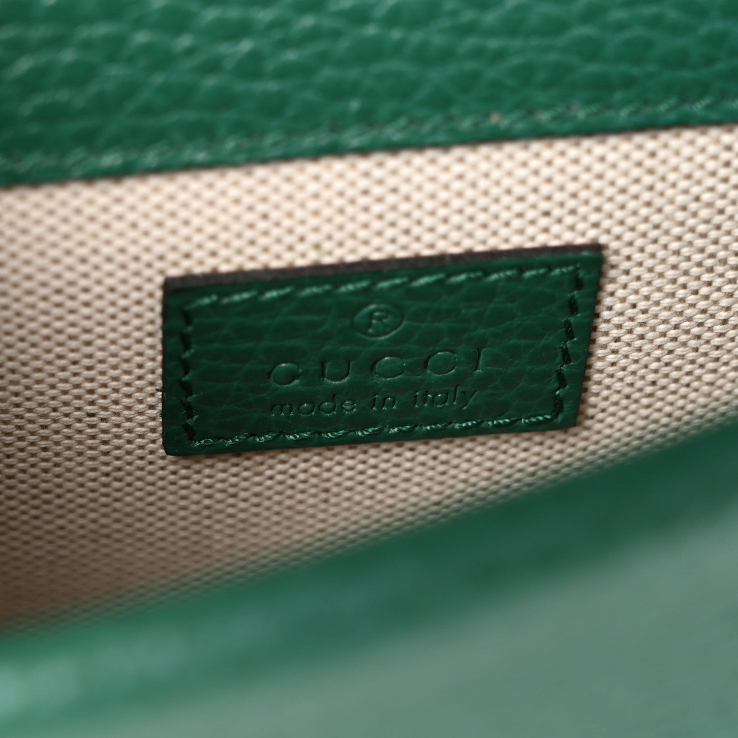 Dollar Calfskin Crystal Mini Dionysus Top Handle Bag Emerald