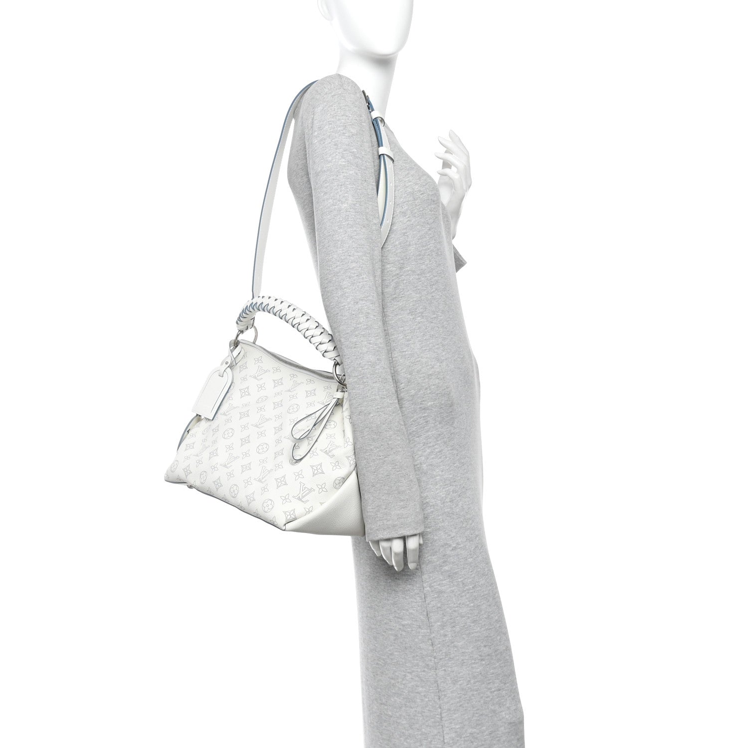 Mahina Beaubourg Hobo MM Snow Orage Blue