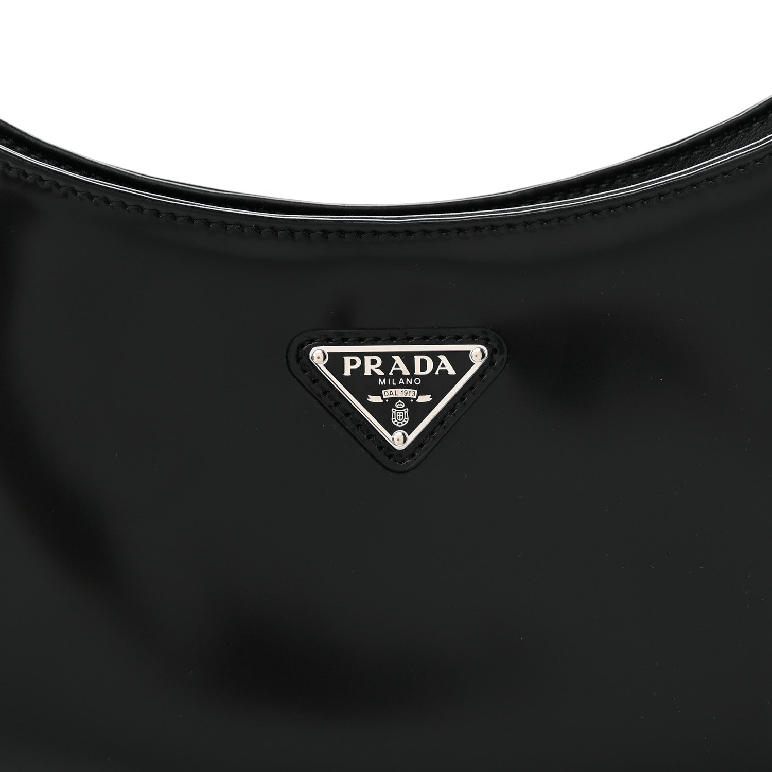 Spazzolato Cleo Shoulder Bag Black