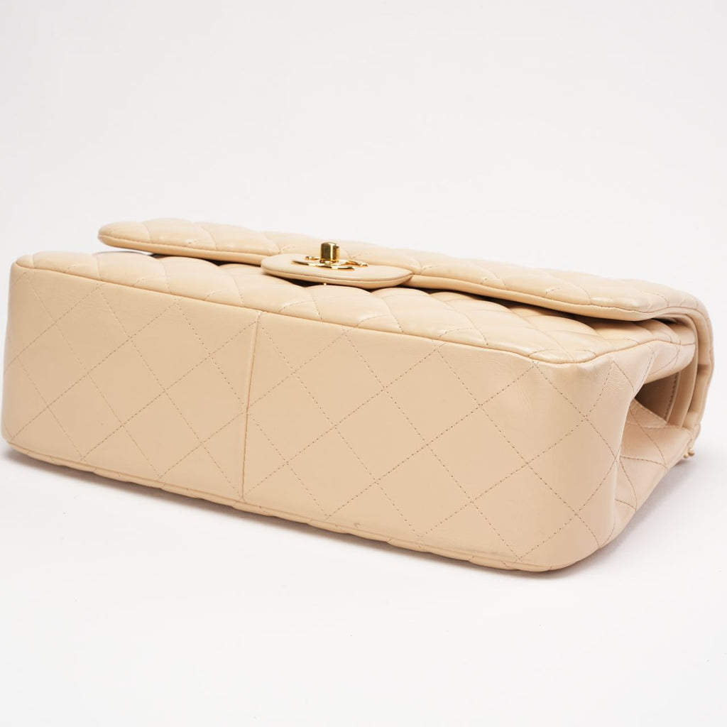 Chanel Classic Jumbo Double Flap Lamb Beige 2011