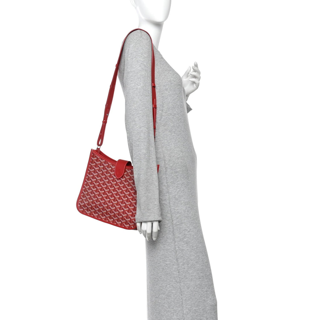 Goyardine Musette PM Bag Red