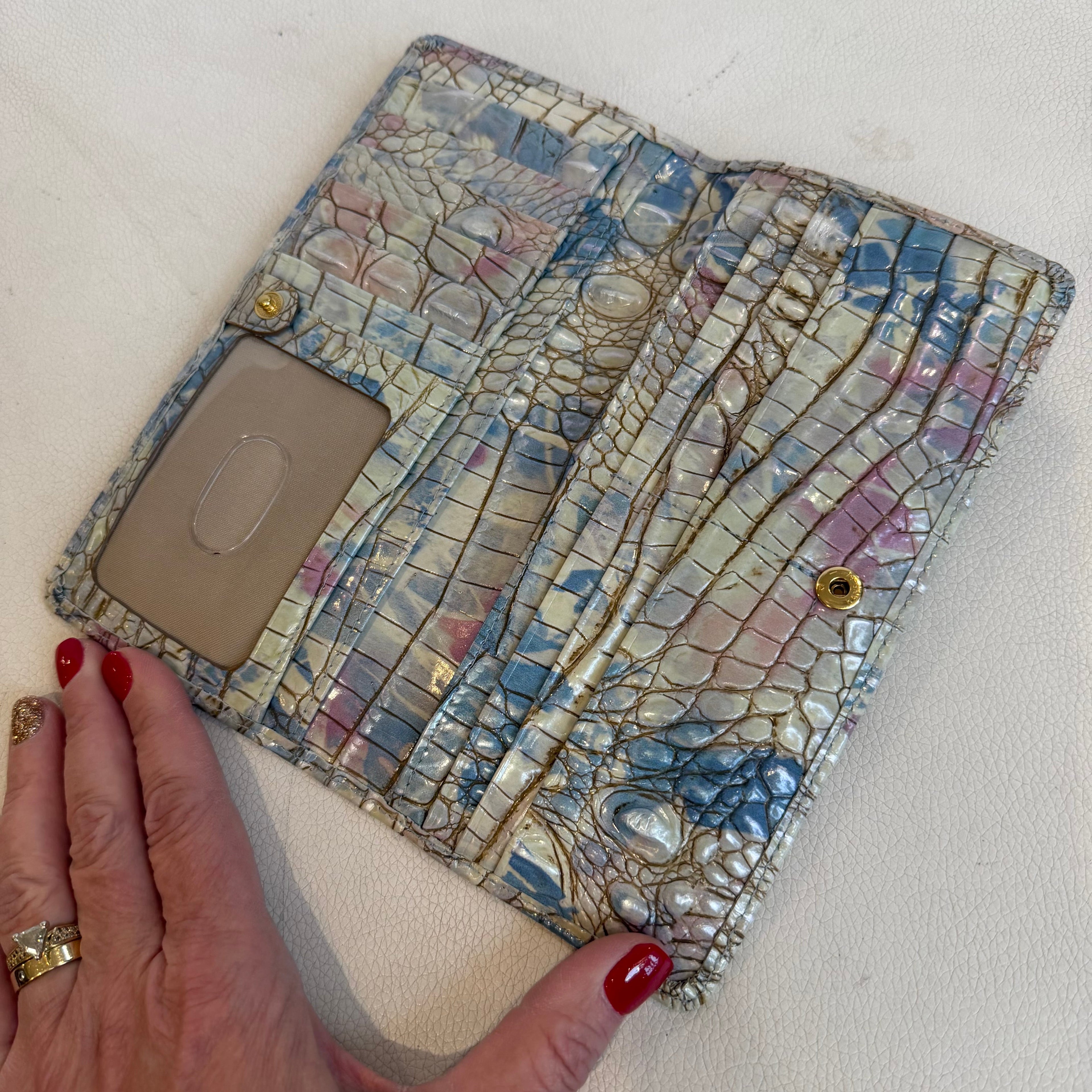 BRAHMIN  Misha Reverie Melbourne Ady Wallet NWOT