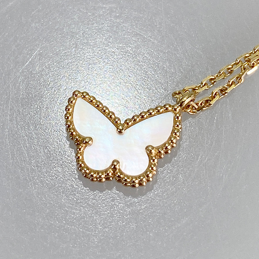 Van Cleef & Arpels Sweet Alhambra Butterfly Necklace