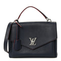 Soft Calfskin My Lockme Top Handle Marine Rouge