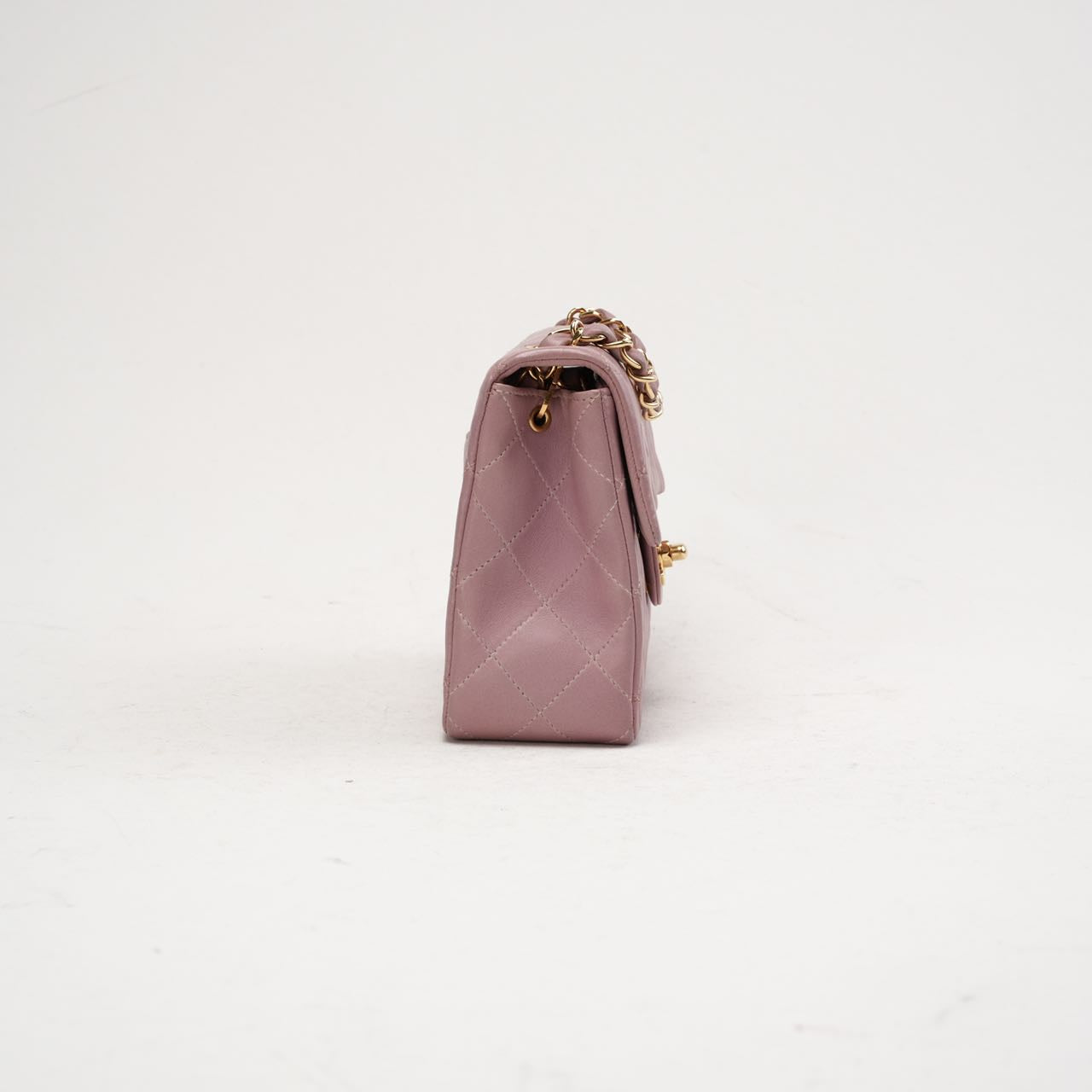 Chanel Vintage Mini Square Classic Flap Pink 2002