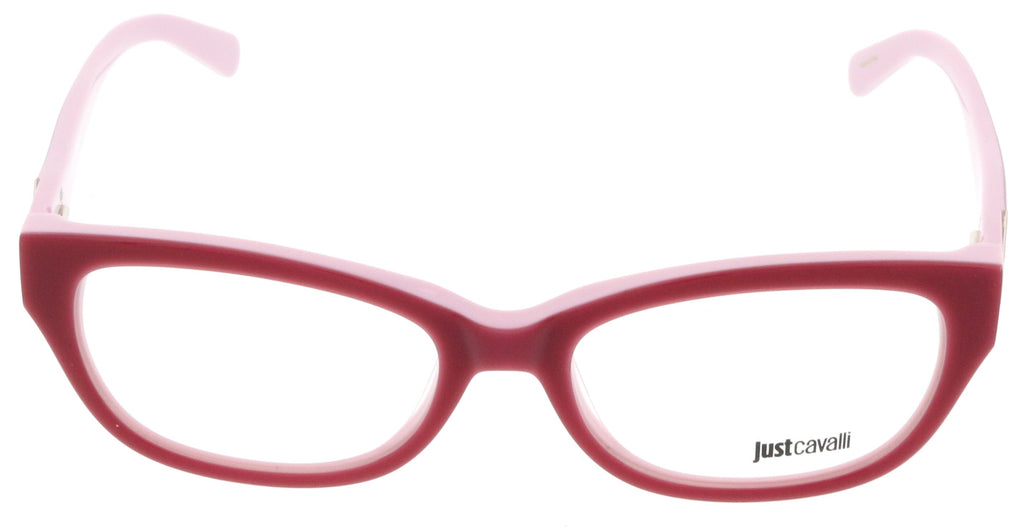 Just Cavalli Maroon Oval JC0537/V 071 Eyeglasses