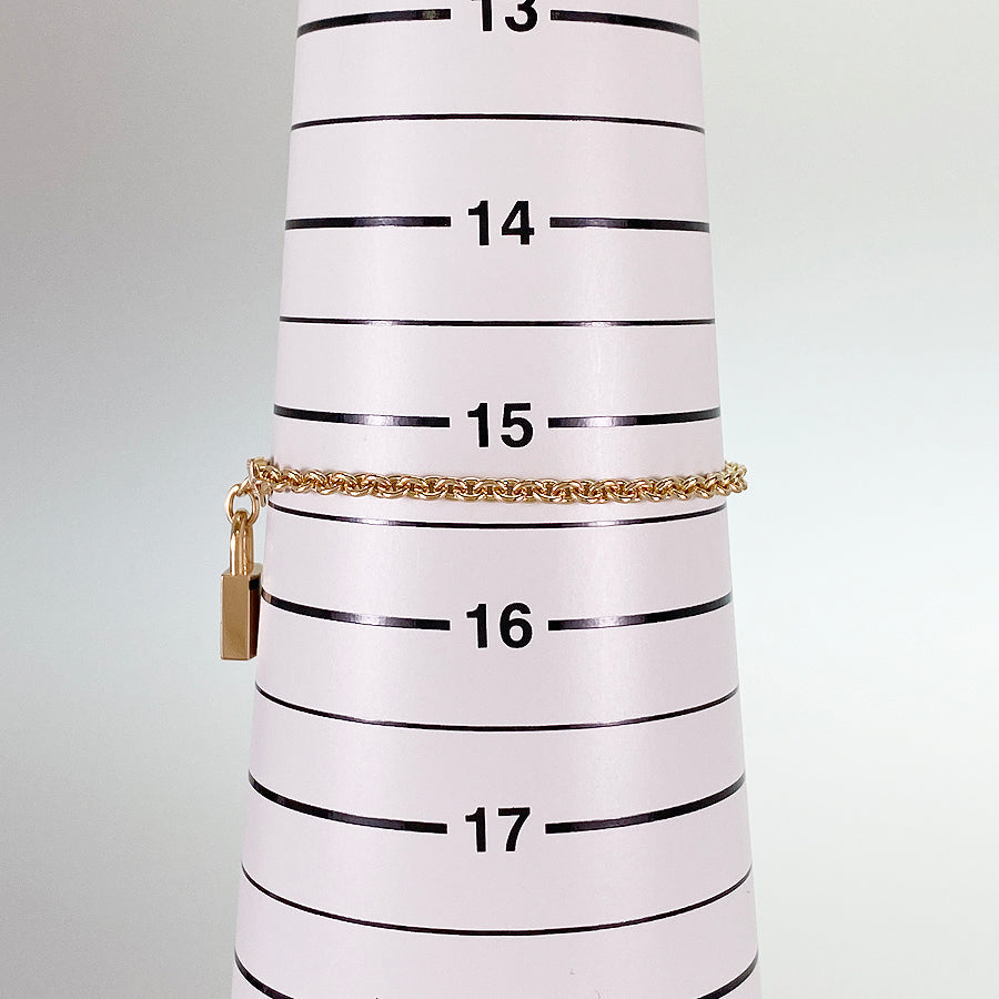 HERMES Kelly Cadena SH size Bracelet