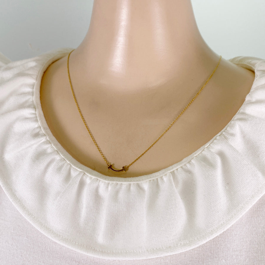 TIFFANY&Co. T Smile mini Necklace