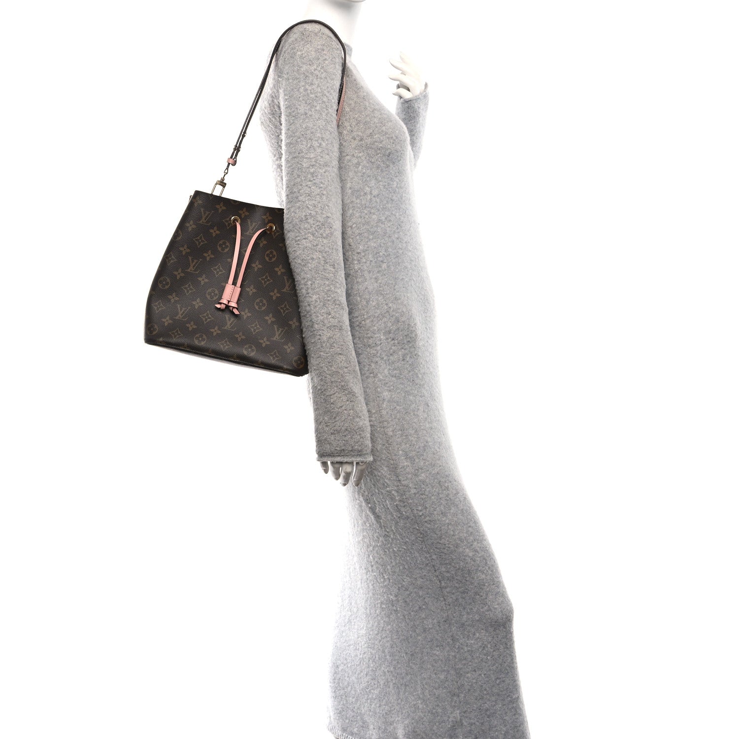 Monogram Neonoe MM Rose Poudre Rose Poudre