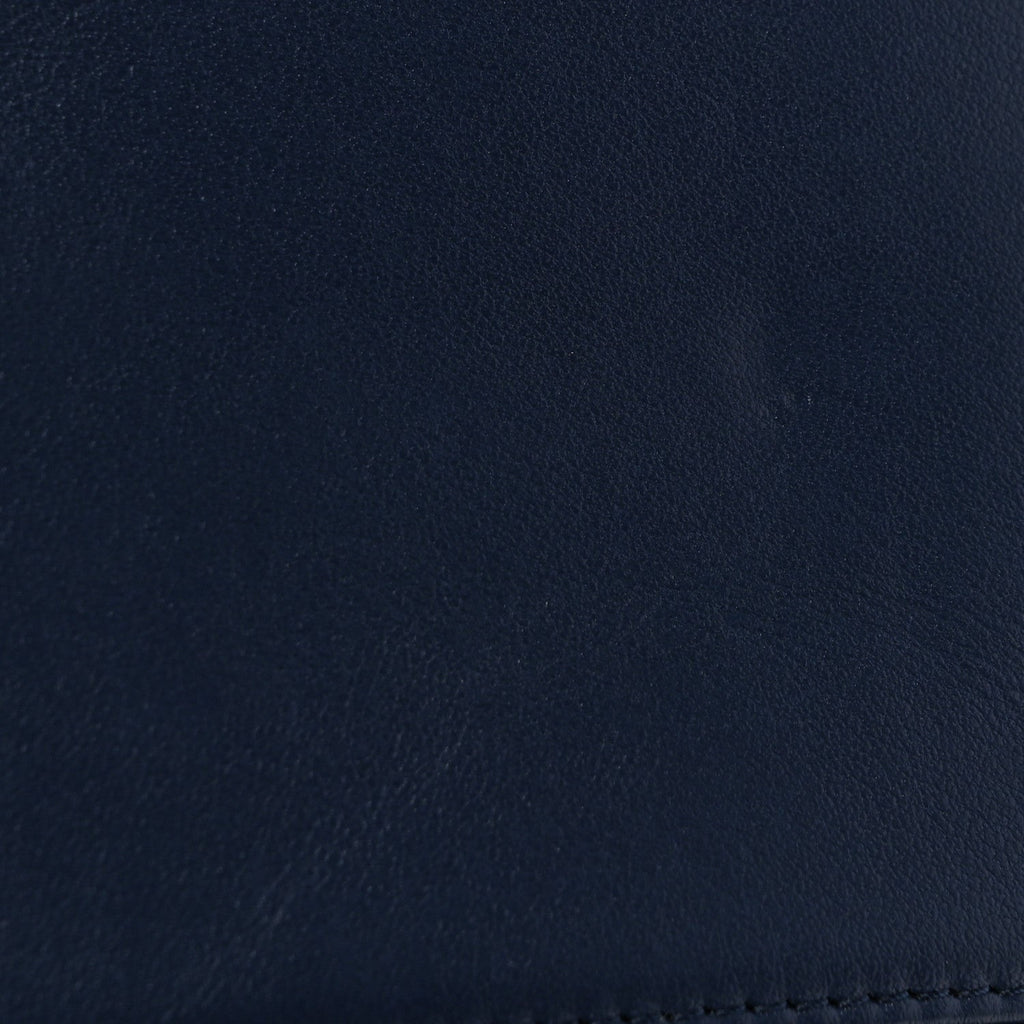Caviar Quilted Boy Wallet On Chain WOC Navy