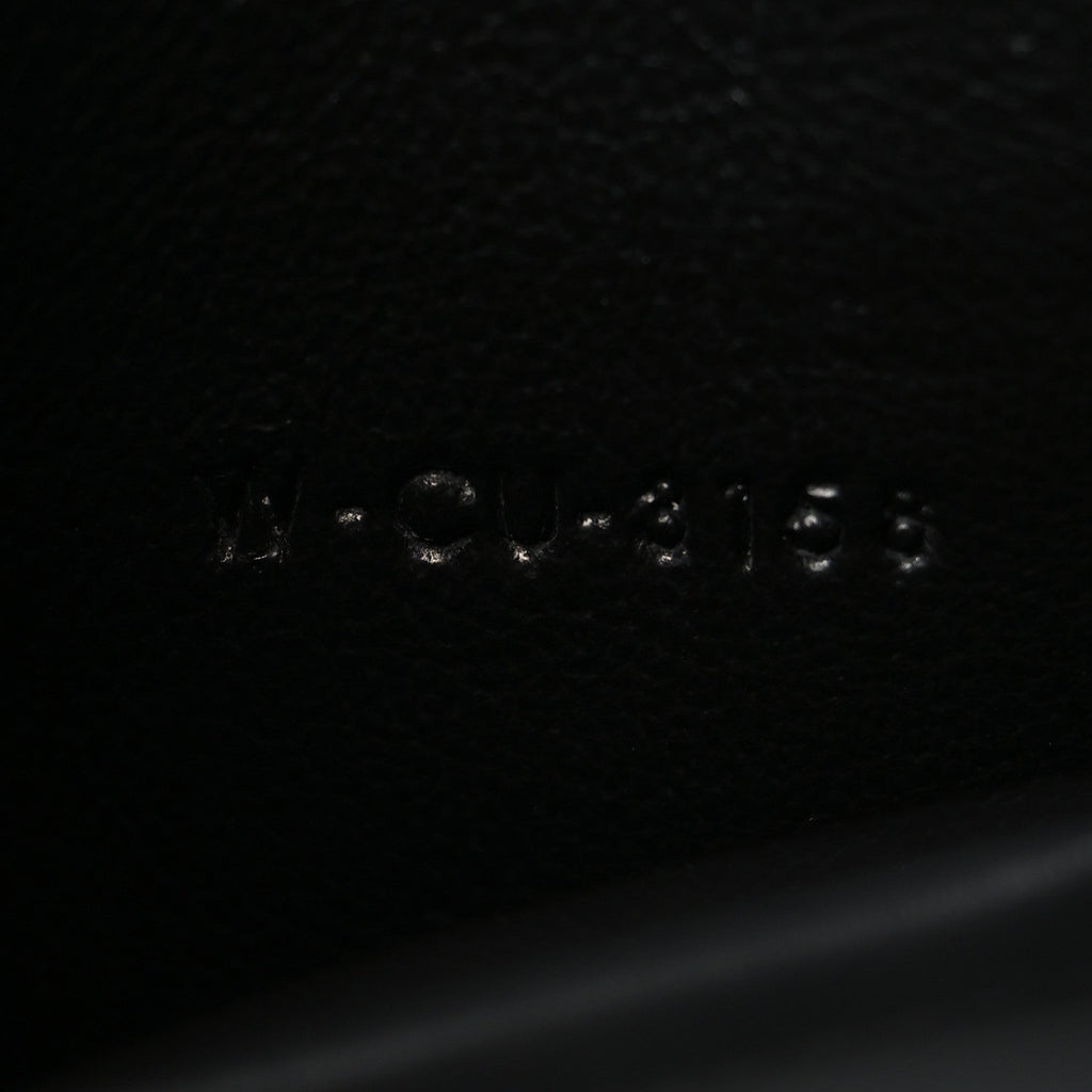 Drummed Calfskin Nubuck Nano Tri-Color Luggage Ruby