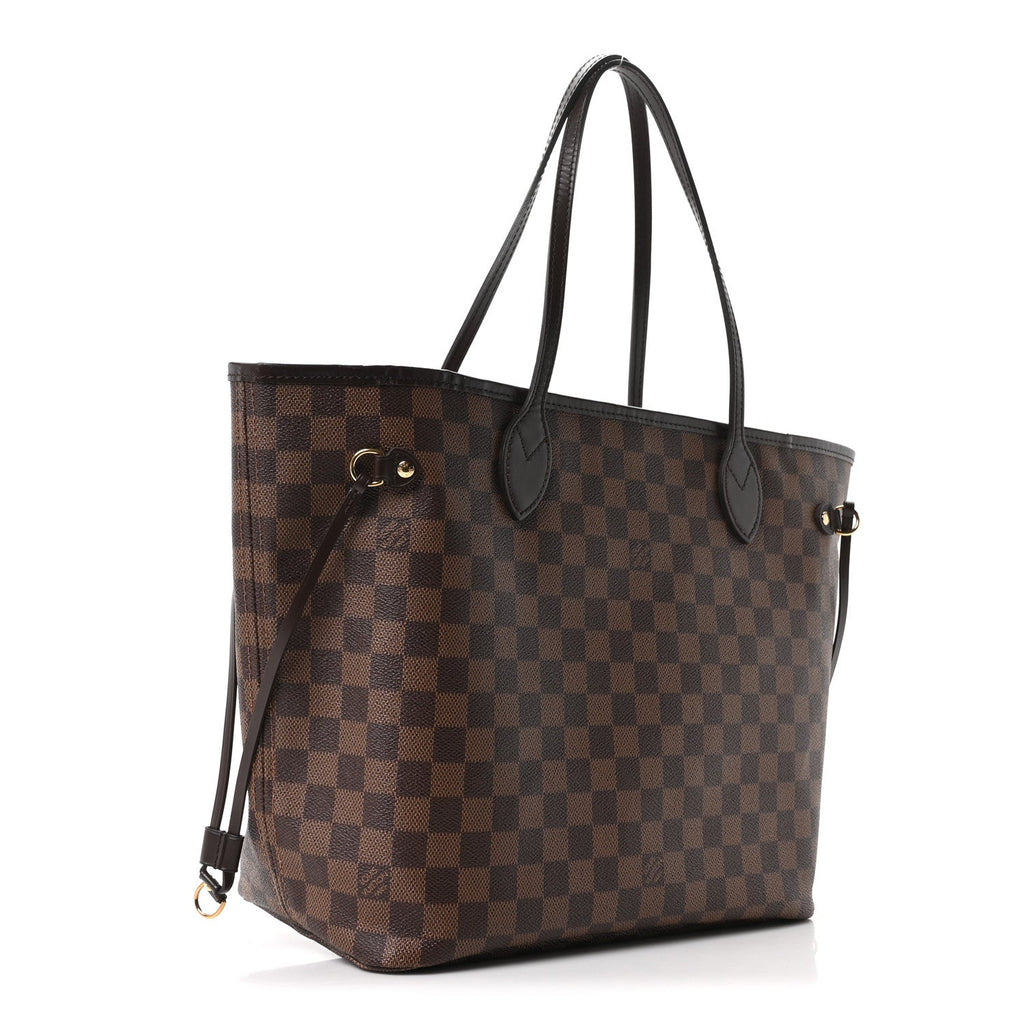 Damier Ebene Neo Neverfull MM Rose Ballerine