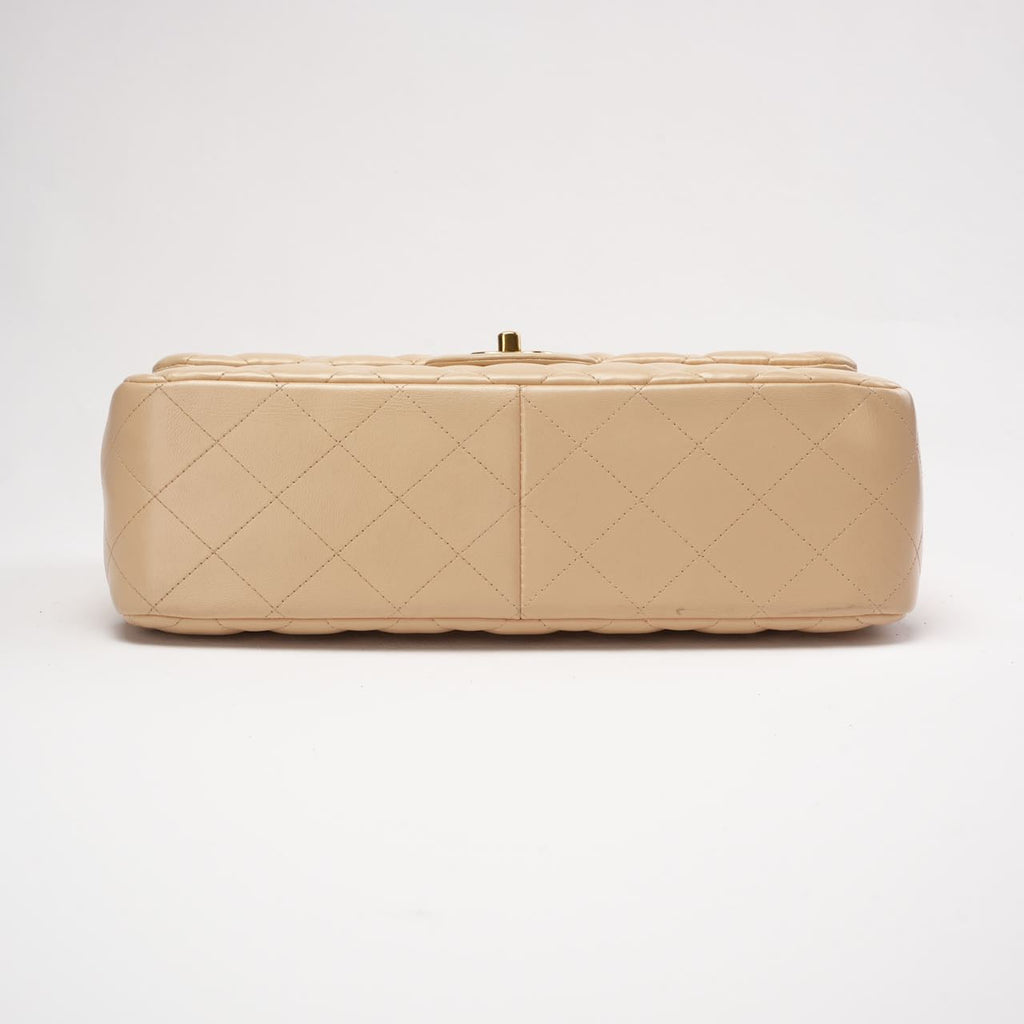 Chanel Classic Jumbo Double Flap Lamb Beige 2011