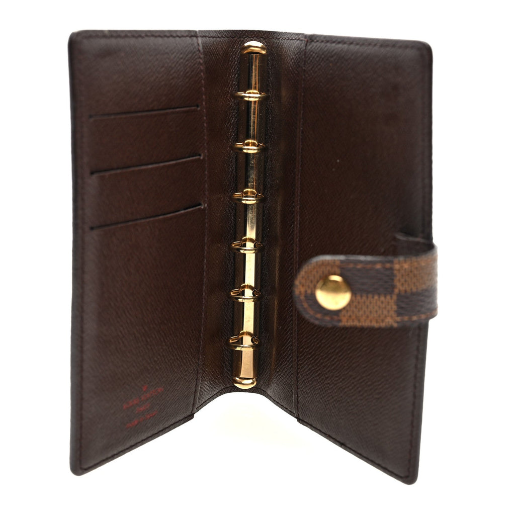 Damier Ebene Small Ring Agenda Cover