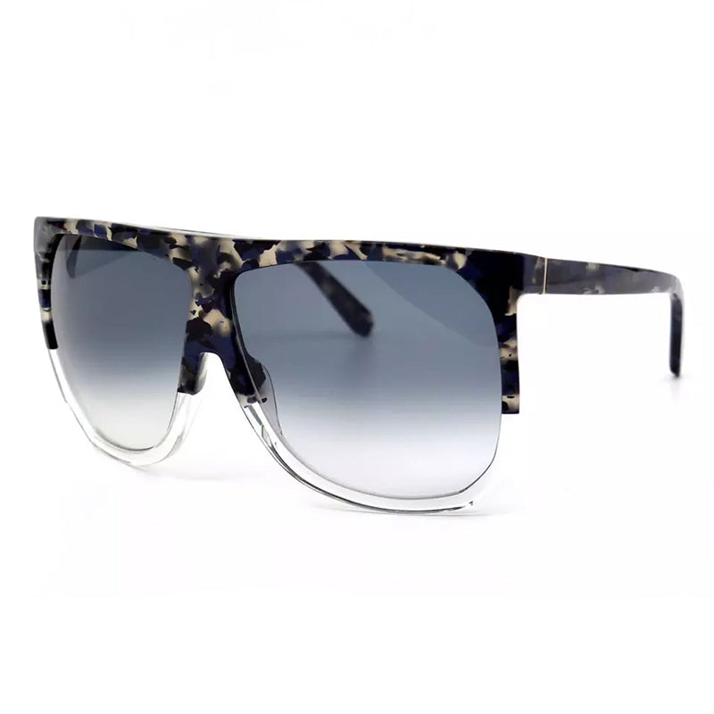 Loewe Sunglasses Square Full Rim, Red/Grey Frame and Grey Gradient Lens LW40001F68B