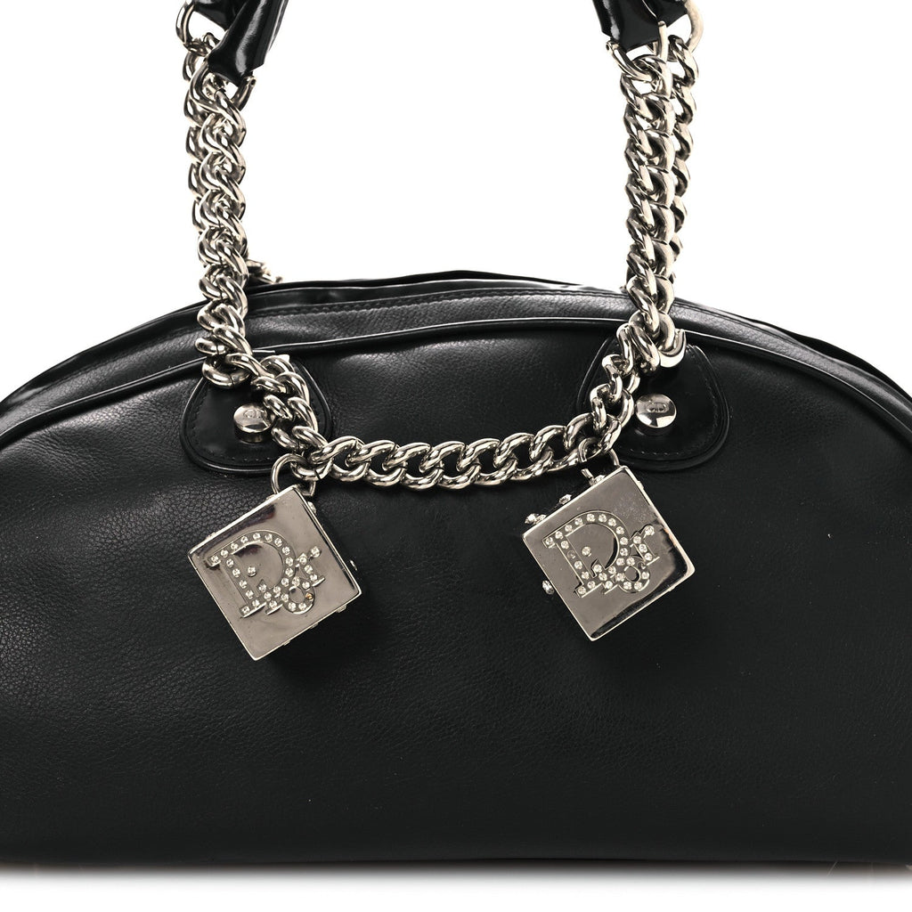 Calfskin Gambler Dice Bowler Black