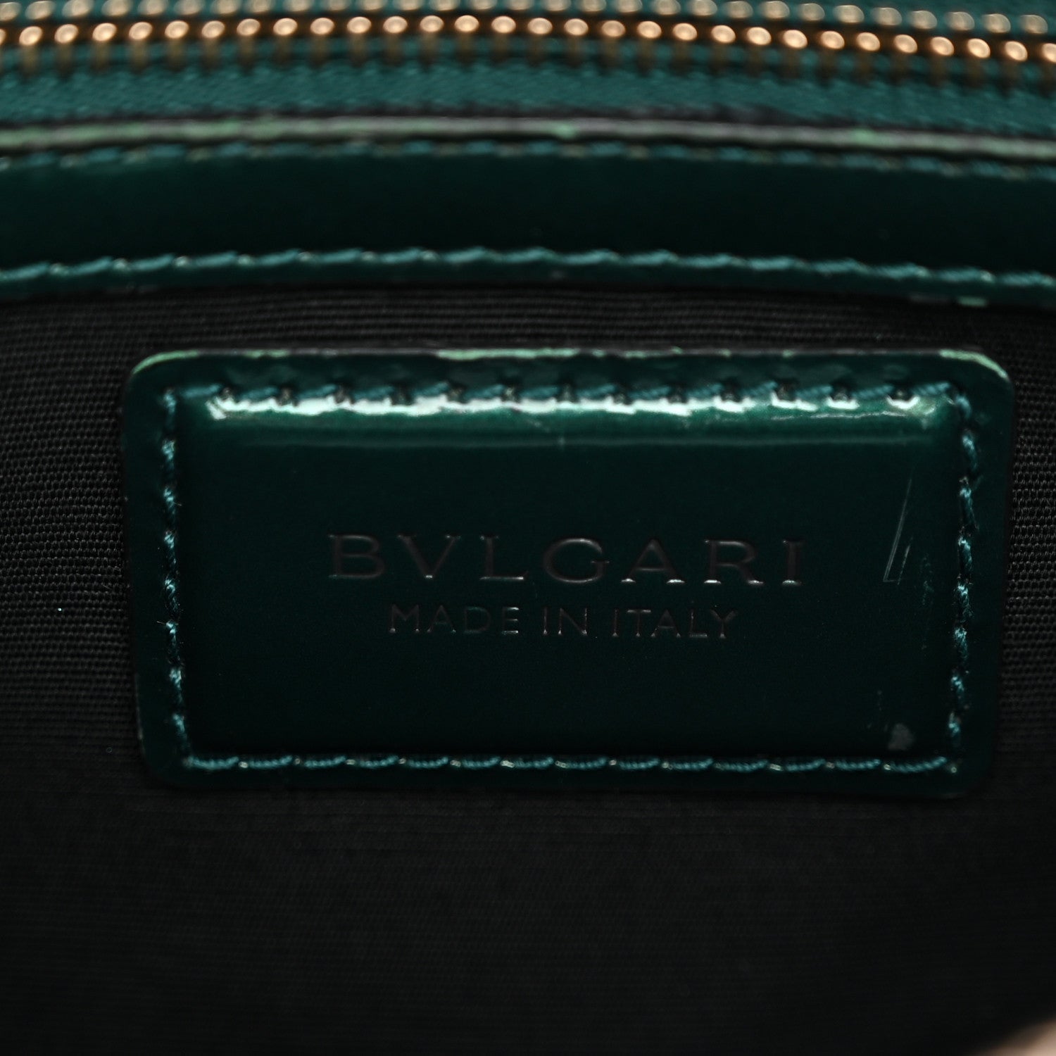 Iridescent Calfskin Serpenti Forever Shoulder Bag Emerald Green