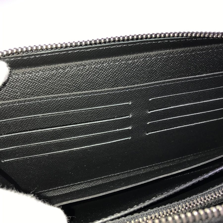LOUIS VUITTON Monogram Eclipse Zippy XL M61698 Long wallet Round zipper