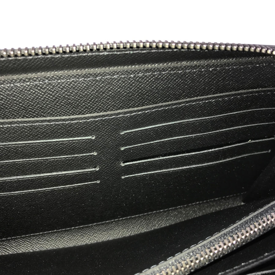 LOUIS VUITTON Monogram Eclipse Zippy XL M61698 Long wallet Round zipper