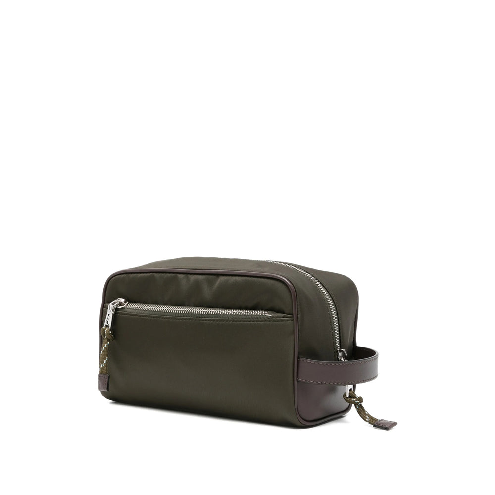 Prada Green Wash Bags Men